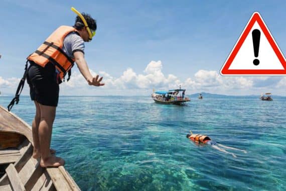 securite et snorkeling