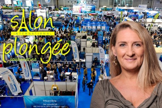 Helene de Tayrac fondatrice du Salon de la Plongee